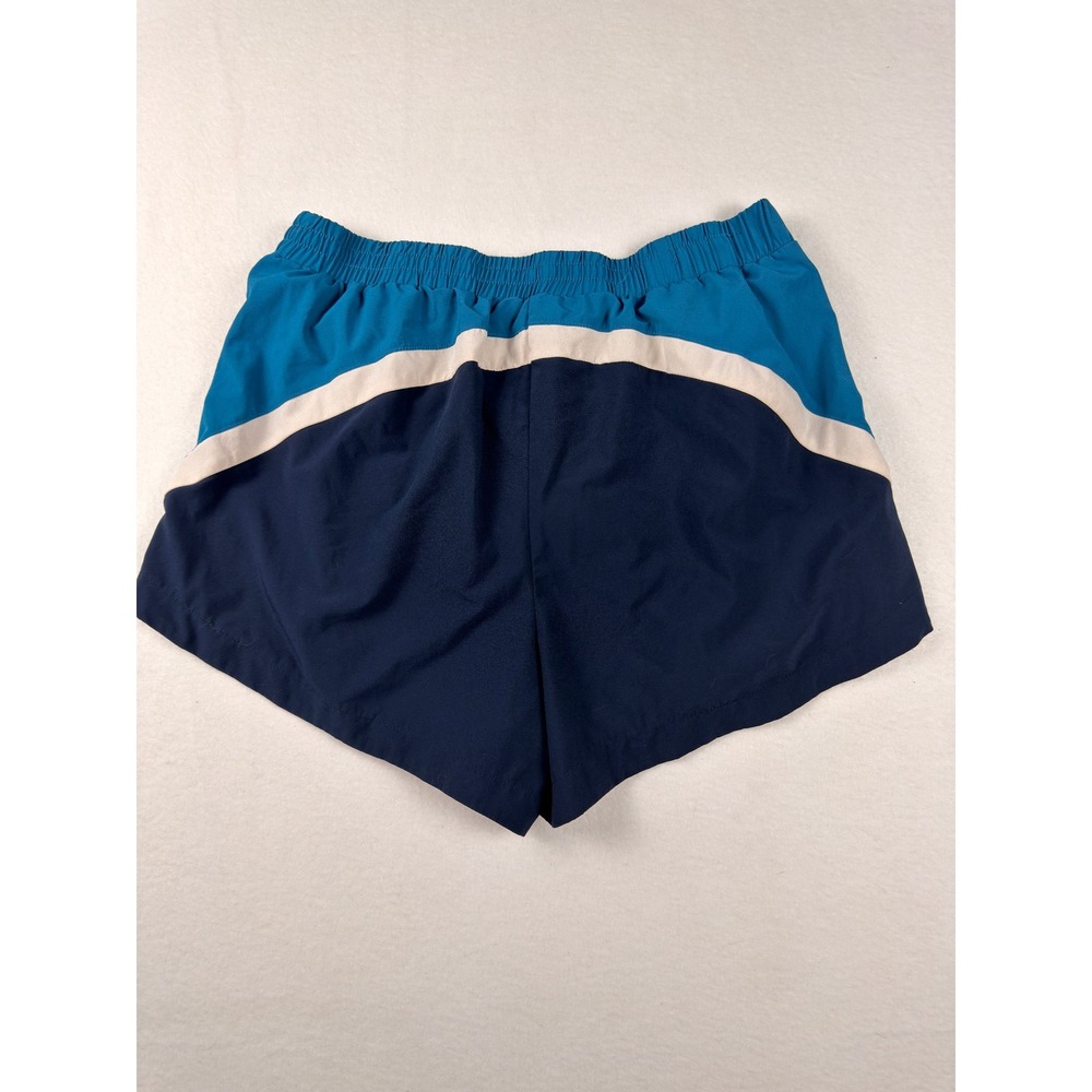 Xersion Womens Teal Colorblock Mid Rise Running Shorts Size Large Athletic Gym - Picture 4 of 8